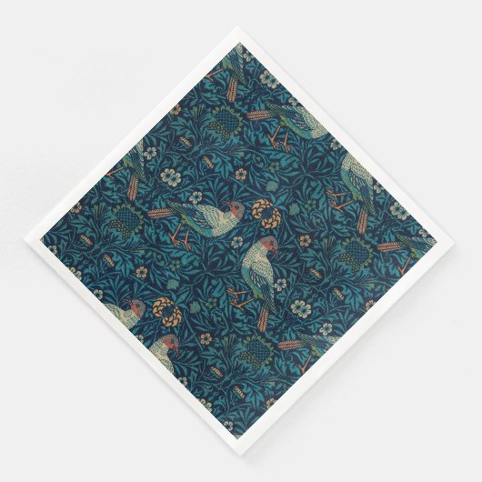 William Morris Floral Birds Servet (Hoek)