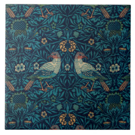 William Morris  Floral Birds Tegeltje