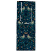 William Morris  Floral Birds Wijn Cadeautas (Voorkant)