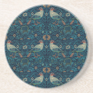 William Morris  Floral Birds Zandsteen Onderzetter