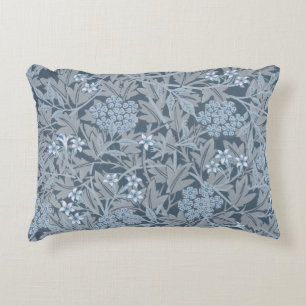 William Morris  Floral Blue Jasmine Accent Kussen
