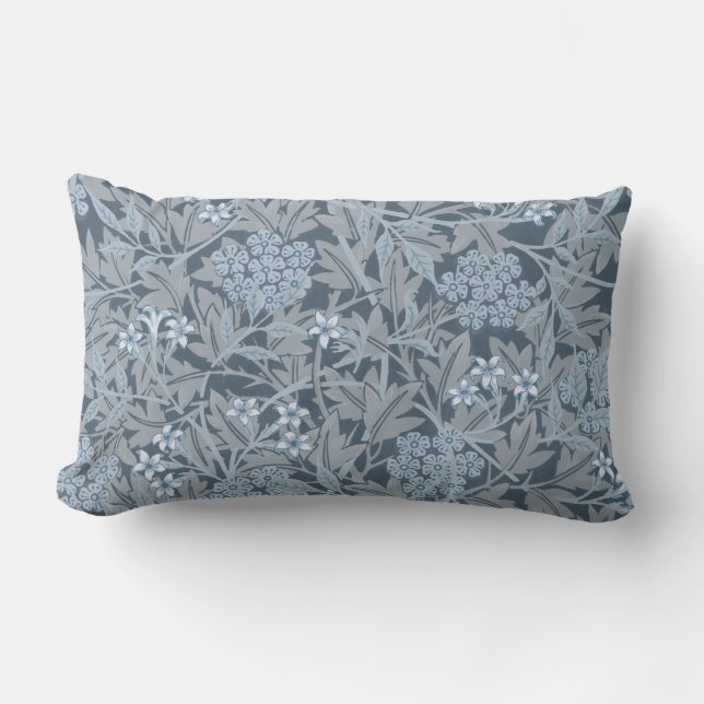 William Morris  Floral Blue Jasmine Kussen (Voorkant)