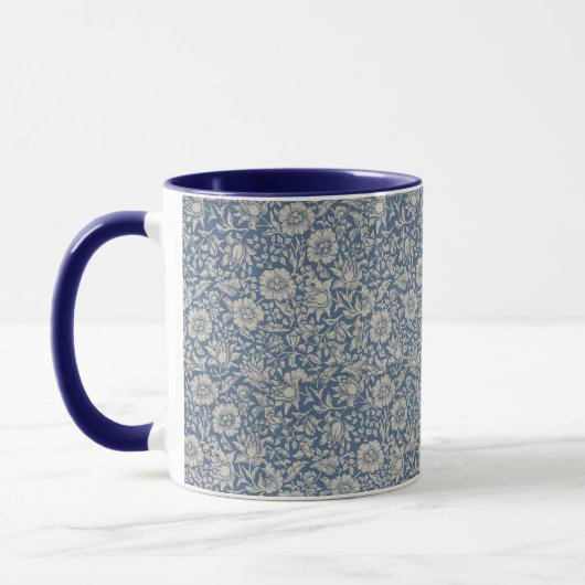 William Morris  Floral Blue Mallow Mok (Links)
