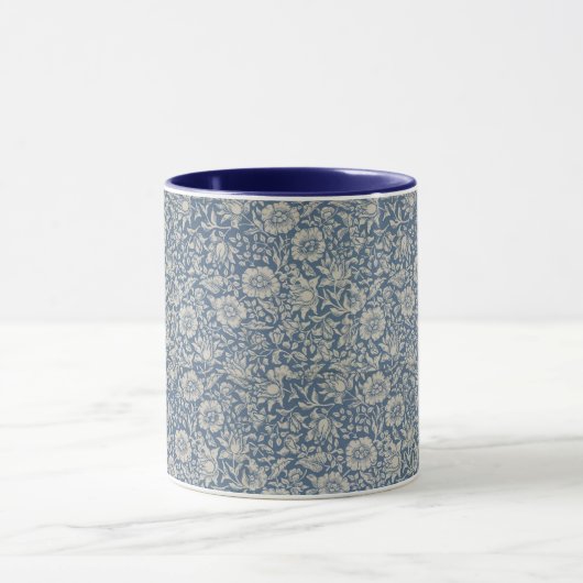 William Morris Floral Blue Mallow Mok (Midden)