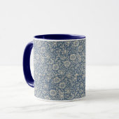 William Morris  Floral Blue Mallow Mok (Voorkant links)