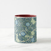 William Morris Floral Blue Seaweed Mok (Midden)