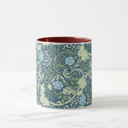 William Morris  Floral Blue Seaweed Mok (Midden)