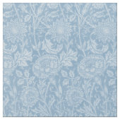 William Morris Floral Blue Stof (Close Up)