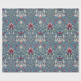 William Morris FLORAL BLUE Wrapping Paper Cadeaupapier