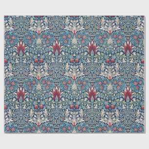 William Morris FLORAL BLUE Wrapping Paper Cadeaupapier