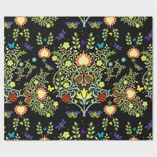 William Morris Floral Cadeaupapier (Vlak)