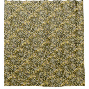 William Morris Floral Cherwell Pattern Douchegordijn