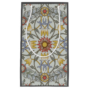 William Morris Floral Circle Flower Illustration Klein Cadeauzakje