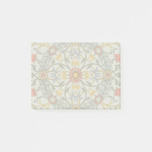 William Morris Floral Circle Flower Illustration Post-it® Notes