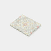 William Morris Floral Circle Flower Illustration Post-it® Notes (Schuin)