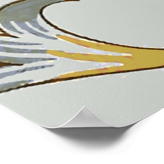 William Morris Floral Circle Flower Illustration Poster (Hoek)