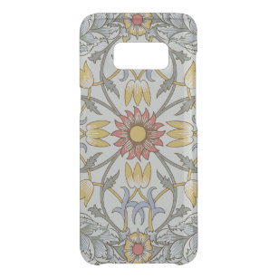 William Morris Floral Circle Flower Illustration Get Uncommon Samsung Galaxy S8 Hoesje