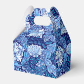William Morris Floral, Cobalt Blue en White Bedankdoosjes (Achterkant)
