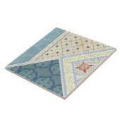 William Morris Floral Craftsman Era Collage RIGHT Tegeltje (Zijkant)