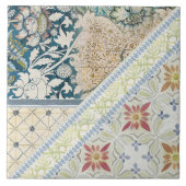 William Morris Floral Craftsman Era Collage RIGHT Tegeltje (Voorkant)