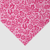 William Morris Floral Damask, Fuchsia and Pink Tissuepapier (Detail)