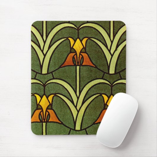 William Morris Floral Design - Mousepad Muismat (Met muis)