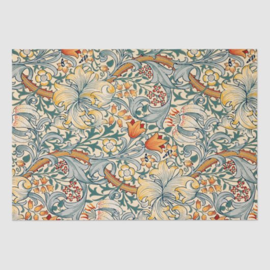 William Morris Floral Design Tissue Paper Tissuepapier (Voorkant)