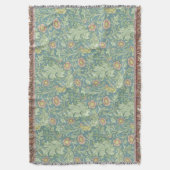 William Morris  Floral Double Boughs Deken (Voorkant Verticaal)
