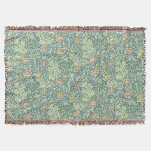 William Morris  Floral Double Boughs Deken (Voorkant)