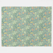 William Morris  Floral Double Boughs Fleece Deken (Voorkant (Horizontaal))