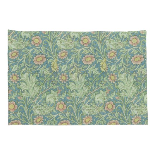 William Morris  Floral Double Boughs Kussensloop (Achterkant-Rechts)
