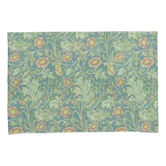 William Morris  Floral Double Boughs Kussensloop (Voorkant-Rechts)