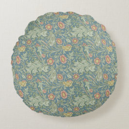 William Morris  Floral Double Boughs Rond Kussen