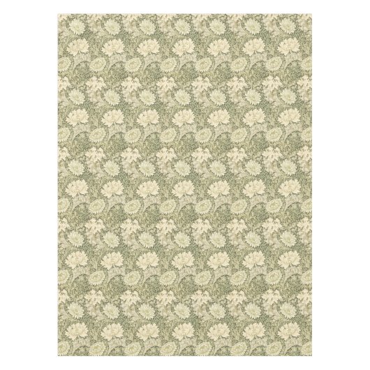 William Morris' Floral Elegance Gold & Green Tafelkleed (Voorkant)