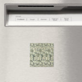 William Morris Floral Fabric Design Kaarten Magneet (Insitu (Vaatwasser))