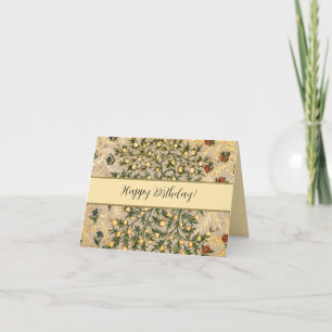 William Morris Floral Fruit Garden Flower Classic Bedankkaart