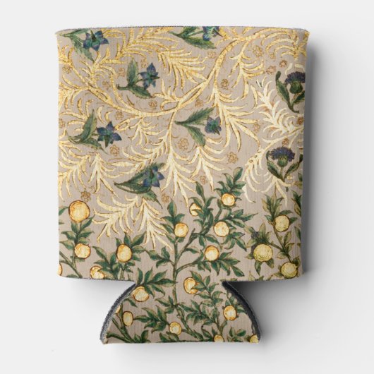 William Morris Floral Fruit Garden Flower Classic Blikjeskoeler (Voorkant)