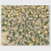 William Morris Floral Fruit Garden Flower Classic Cadeaupapier (Vlak)