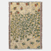 William Morris Floral Fruit Garden Flower Classic Deken (Voorkant Verticaal)