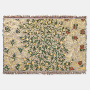 William Morris Floral Fruit Garden Flower Classic Deken