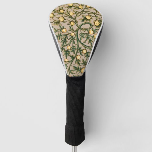 William Morris Floral Fruit Garden Flower Classic Golfheadcover (Voorkant)