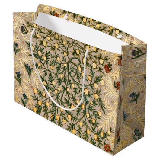 William Morris Floral Fruit Garden Flower Classic Groot Cadeauzakje (Achterkant Gekanteld)