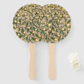 William Morris Floral Fruit Garden Flower Classic Handwaaier (Voorkant en achterkant)