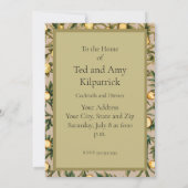 William Morris Floral Fruit Garden Flower Classic Kaart (Achterkant)