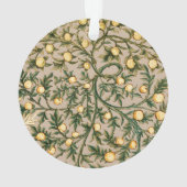 William Morris Floral Fruit Garden Flower Classic Ornament (achterkant)