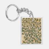 William Morris Floral Fruit Garden Flower Classic Sleutelhanger (Voorkant Links)