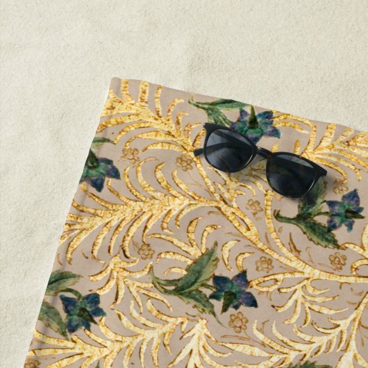 William Morris Floral Fruit Garden Flower Classic Strandlaken (In situ)