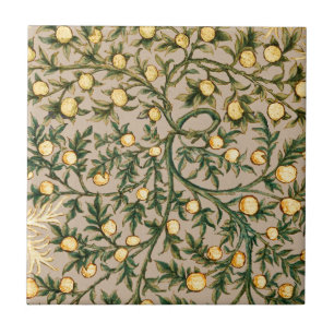 William Morris Floral Fruit Garden Flower Classic Tegeltje