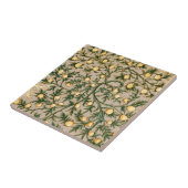 William Morris Floral Fruit Garden Flower Classic Tegeltje (Zijkant)