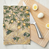 William Morris Floral Fruit Garden Flower Classic Theedoek (Quarter Fold)